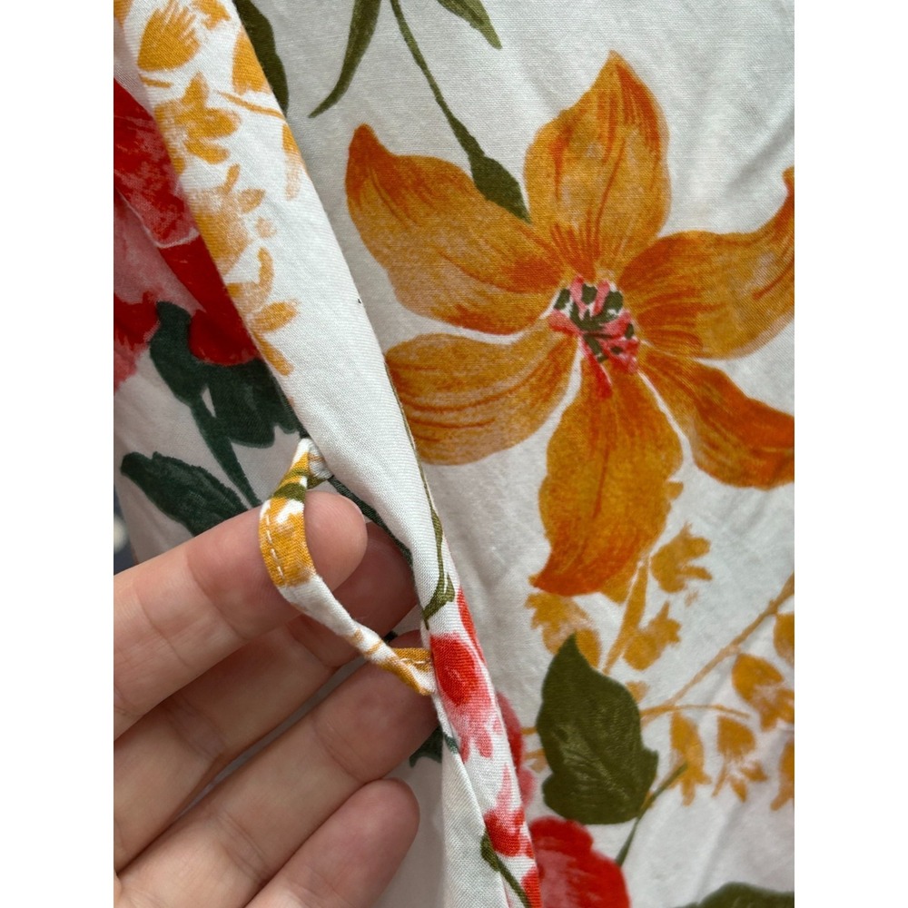 Petal And Pup Dress Womens Large Floral Ruffle Sleeve Boho‎ Cottagecore - Picture 9 of 13